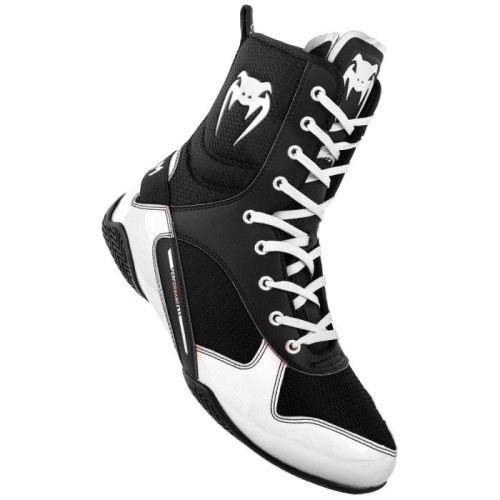 Chaussures de boxe Venum Elite - Noir/Blanc