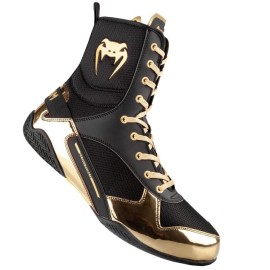 Chaussures de boxe Venum Elite - Noir/Or