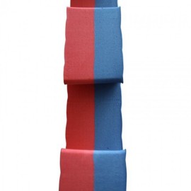 Puzzel mat 100 x 100 x 2,5 cm Rood/Blauw 2