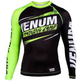 T-SHIRT DE COMPRESSION VENUM TRAINING CAMP - NOIR/JAUNE FLUO