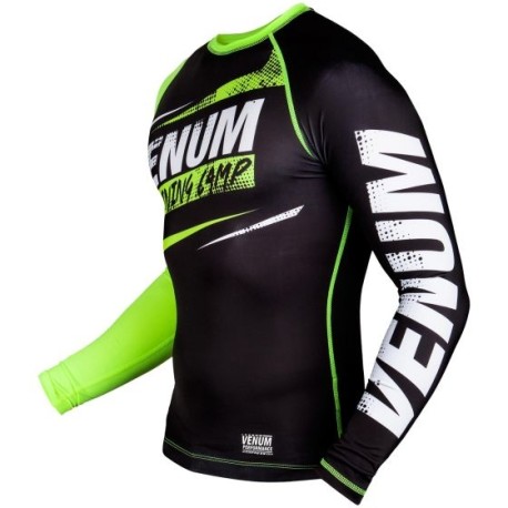 T-SHIRT DE COMPRESSION VENUM TRAINING CAMP - NOIR/JAUNE FLUO