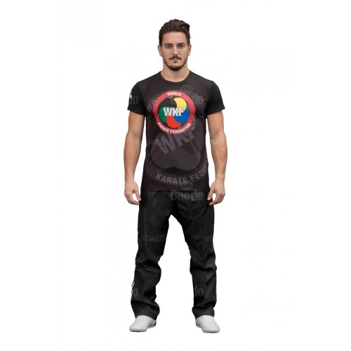 WKF Full Print T-Shirt Zwart