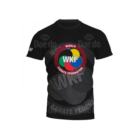 T-Shirt Imprimé Complet WKF Noir