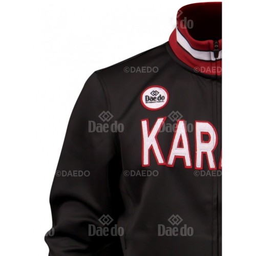 WKF Slim Jas Karate Zwart