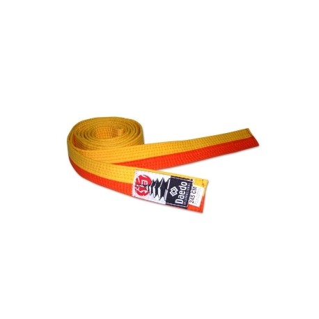 Ceinture Jaune-Orange Daedo