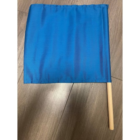 Drapeau d’arbitrage avec manche en bois