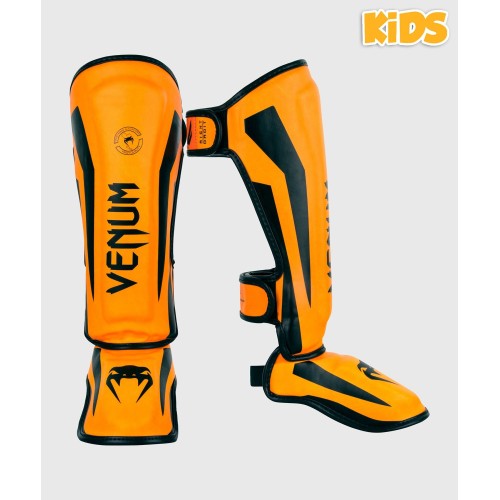 VENUM ELITE SCHEENBESCHERMERS KINDEREN - EXCLUSIEF - NEONORANJE