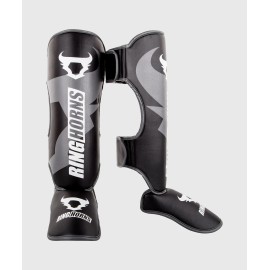 PROTÈGE-TIBIAS ET PIEDS RINGHORNS CHARGER - NOIR