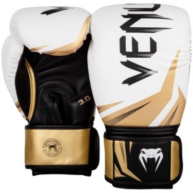 GANTS DE BOXE VENUM CHALLENGER 3.0 - BLANC/OR 2