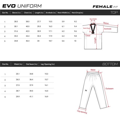 DOBOK TUSAH EVO  (Female Fit)
