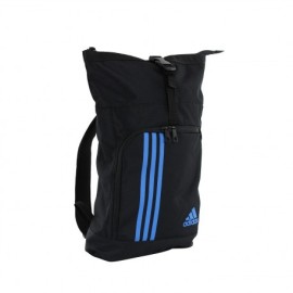 Sac training militaire noir/bleu adidas 2