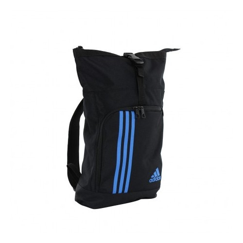 Sac training militaire noir/bleu adidas