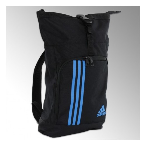 Sac training militaire noir/bleu adidas