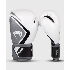 GANTS DE BOXE VENUM CONTENDER 2.0 - BLANC/GRIS-NOIR