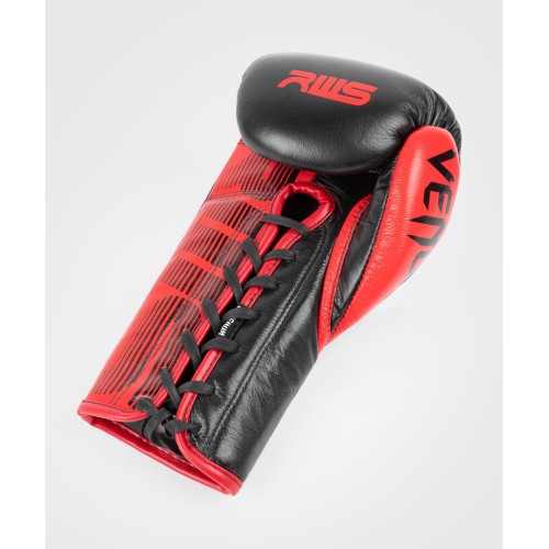 GANTS DE BOXE OFFICIELS À LACETS RWS X VENUM - NOIR