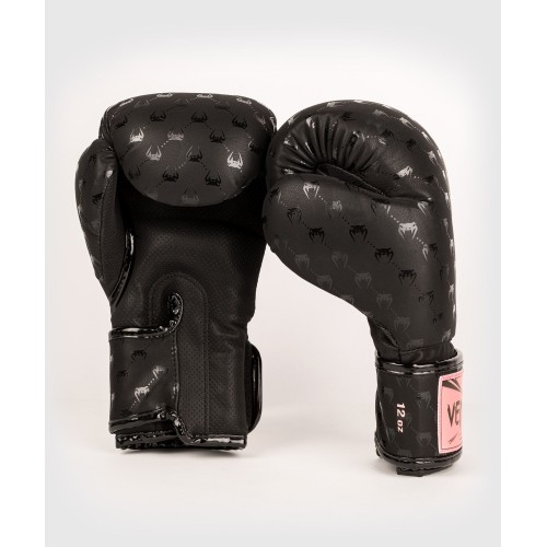 GANTS DE BOXE VENUM IMPACT MONOGRAM - NOIR/ ROSE DORÉ