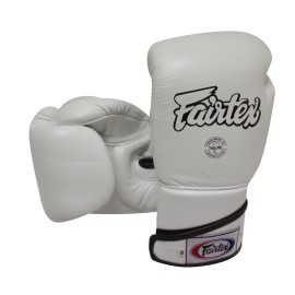 GANTS D'ENTRAINEMENT FAIRTEX FXV6 BLANC CUIR TOP