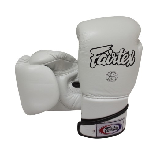 FAIRTEX FXV6 WITTE LEREN TOP TRAININGSHANDSCHOENEN