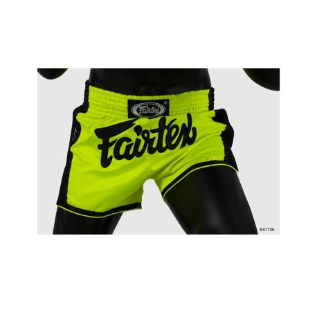 THAISE BOKSHORT FLUO/ZWART FAIRTEX