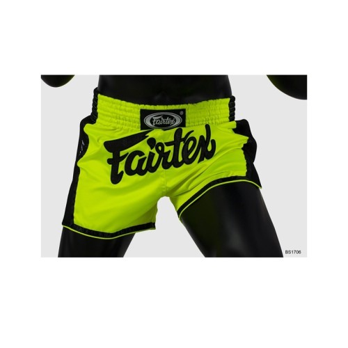 THAISE BOKSHORT FLUO/ZWART FAIRTEX