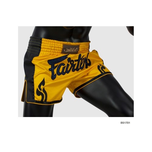 FAIRTEX GEEL/ZWART THAISE BOKSHORT