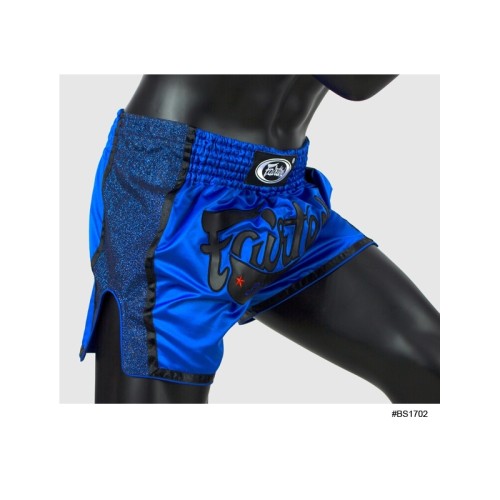 FAIRTEX BLAUW/ZWART THAISE BOKSHORT