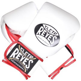 GANTS DE BOXE D'ENTRAINEMENT REYES PRO SPARRING "RE-DESIGN" - BLANC