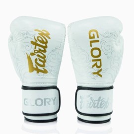 GLORY X BOXING HANDSCHOENEN Wit/Zilver