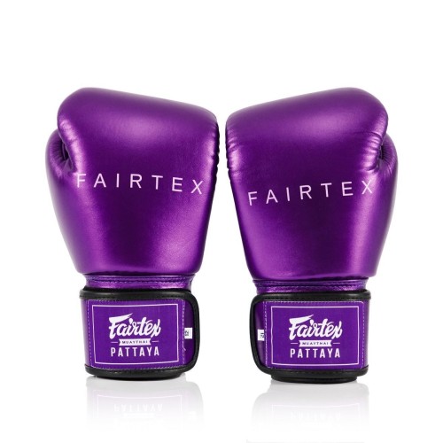 Gants d'entrainement FAIRTEX "METALLIC" Purple