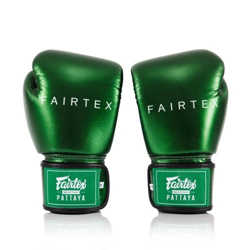 FAIRTEX "METALLIC" Groene Trainingshandschoenen