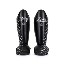 PROTÈGES TIBIAS & PIEDS FAIRTEX SP5 NOIR CUIR TOP