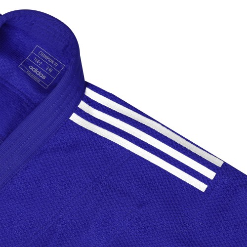 kimono de judo bleu Champion II-IJF adidas