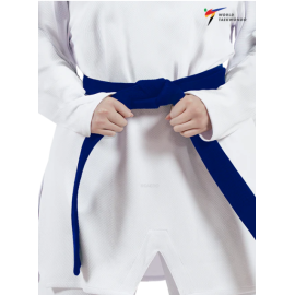 WT stijl competitie dobok met witte kraag 2