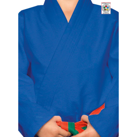 Training judopak zilverblauw