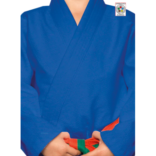 Training judopak zilverblauw