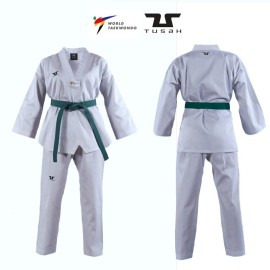 Tusah Dobok Starter WT approuvé col blanc