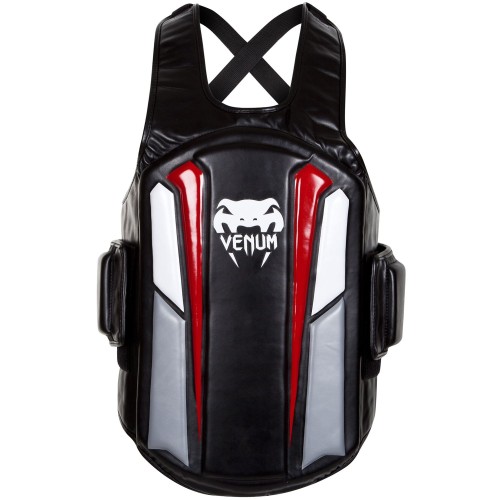 Plastron de protection Venum "Elite" - Noir/Blanc/Rouge
