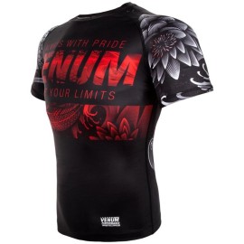 Rashguard Venum Koi 2.0 - Manches courtes - Noir/Blanc 2