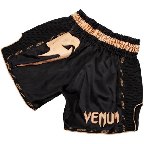 Short Muay Thai Venum Giant - Noir/Doré