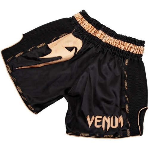 Short Muay Thai Venum Giant - Noir/Doré